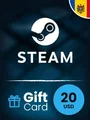 Steam Wallet 20 USD Gift Card (Moldova) thumb 2