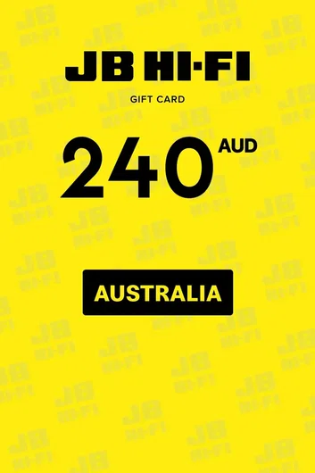 JB Hi-Fi 240 AUD Gift Card (Australia)