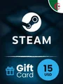Steam Wallet 15 USD Gift Card (Algeria) thumb 2