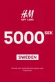 H&M 5000 SEK Gift Card (Sweden) thumb 2