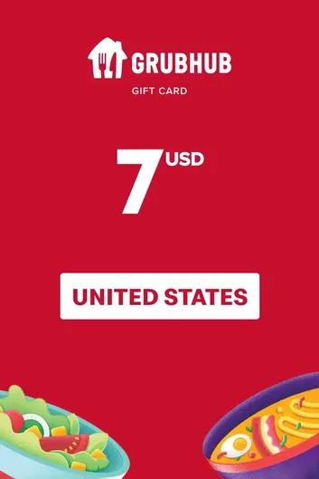 GrubHub 7 USD Gift Card (United States)