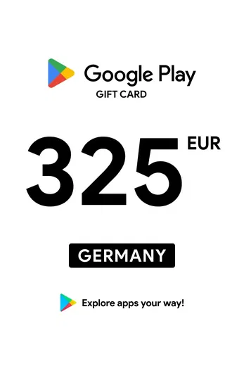 Google Play 325 EUR Gift Card (Germany) gallery image 2