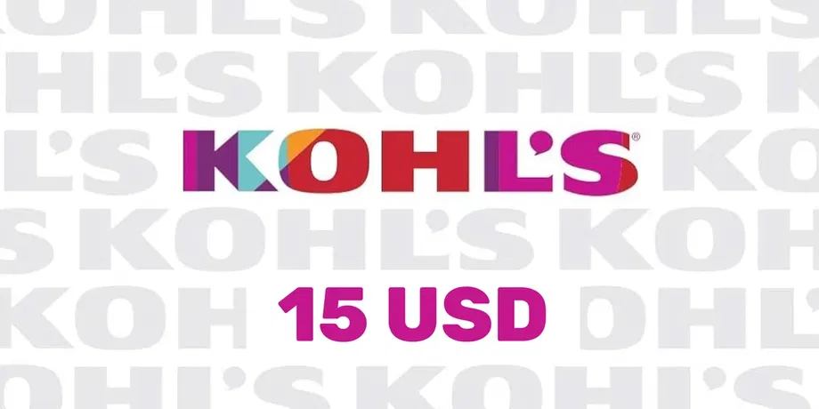 Kohl's 15 USD Gift Card (United States) gallery image 2