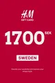 H&M 1700 SEK Gift Card (Sweden) thumb 2