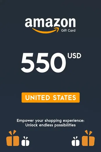 Amazon 550 USD Gift Card (United States) gallery image 2