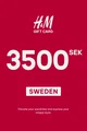H&M 3500 SEK Gift Card (Sweden) thumb 2