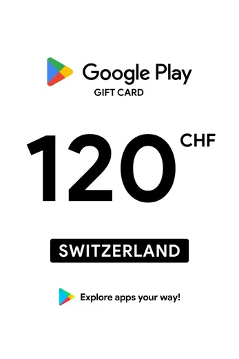 Google Play 120 CHF Gift Card (Switzerland) gallery image 2
