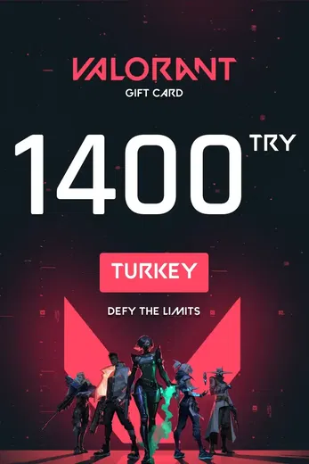 Valorant 1400 TRY Gift Card (Turkey) gallery image 2