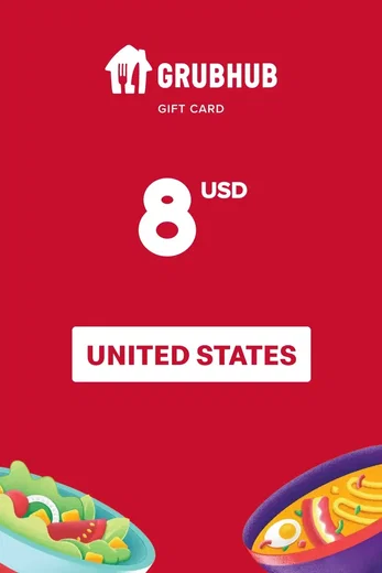 GrubHub 8 USD Gift Card (United States) gallery image 2