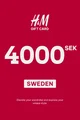 H&M 4000 SEK Gift Card (Sweden) thumb 2