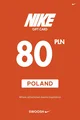 Nike 80 PLN Gift Card (Poland) thumb 2