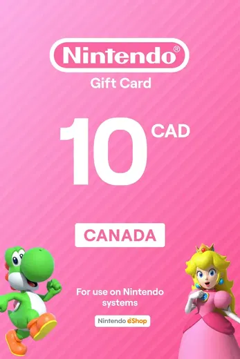 Nintendo eShop 10 CAD Gift Card (Canada) gallery image 2