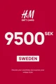H&M 9500 SEK Gift Card (Sweden) thumb 2