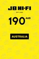JB Hi-Fi 190 AUD Gift Card (Australia) thumb 2