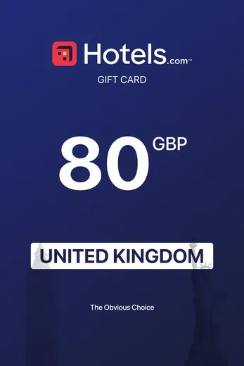 Hotels.com 80 GBP Gift Card (United Kingdom) gallery image 2