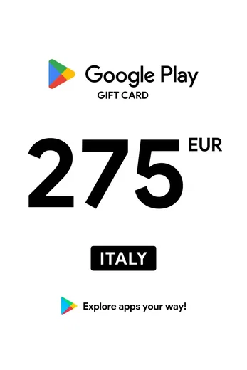 Google Play 275 EUR Gift Card (Italy) gallery image 2