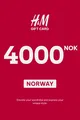 H&M 4000 NOK Gift Card (Norway) thumb 2
