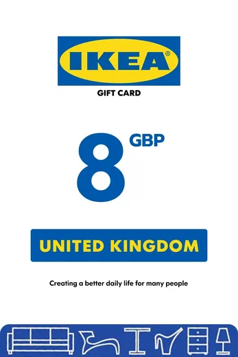 IKEA 8 GBP Gift Card (United Kingdom) gallery image 2