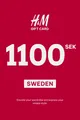 H&M 1100 SEK Gift Card (Sweden) thumb 2