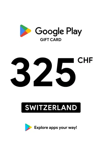 Google Play 325 CHF Gift Card (Switzerland) gallery image 2