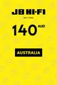 JB Hi-Fi 140 AUD Gift Card (Australia) thumb 2