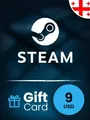Steam Wallet 9 USD Gift Card (Georgia) thumb 2