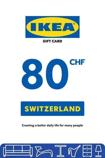 IKEA 80 CHF Gift Card (Switzerland) gallery image 2