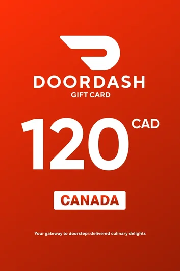 DoorDash 120 CAD Gift Card (Canada)