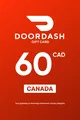 DoorDash 60 CAD Gift Card (Canada) thumb 2