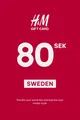 H&M 80 SEK Gift Card (Sweden) thumb 2