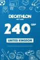 Decathlon 240 GBP Gift Card (United Kingdom) thumb 2