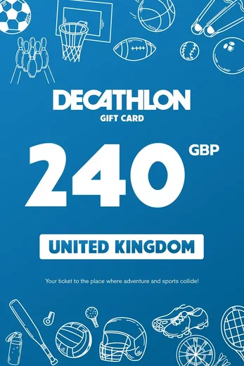 Decathlon 240 GBP Gift Card (United Kingdom) gallery image 2