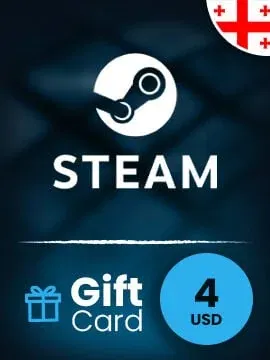 Steam Wallet 4 USD Gift Card (Georgia) gallery image 2