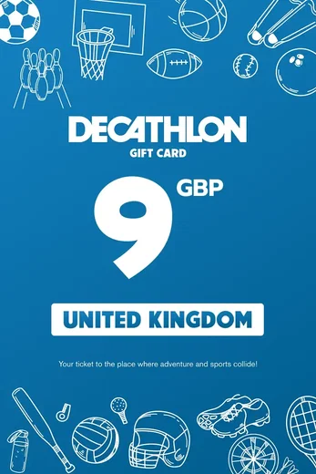 Decathlon 9 GBP Gift Card (United Kingdom) gallery image 2