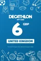 Decathlon 6 GBP Gift Card (United Kingdom) thumb 2