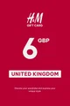 H&M 6 GBP Gift Card (United Kingdom) thumb 2