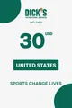 Dick's Sporting Goods 30 USD Gift Card (United States) thumb 2