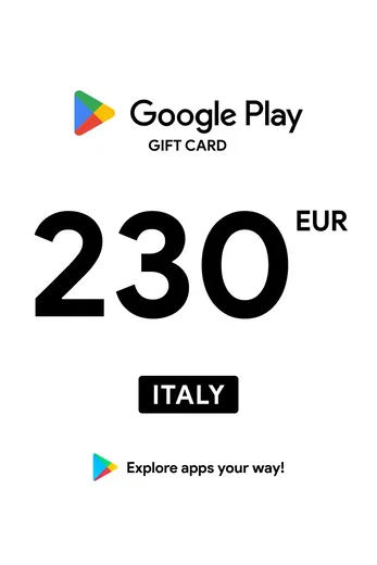 Google Play 230 EUR Gift Card (Italy) gallery image 2