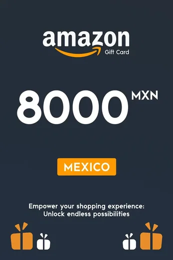 Amazon 8000 MXN Gift Card (Mexico) gallery image 2