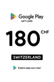 Google Play 180 CHF Gift Card (Switzerland) thumb 2