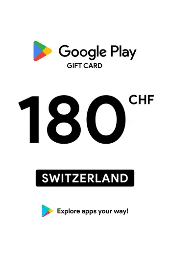 Google Play 180 CHF Gift Card (Switzerland) gallery image 2