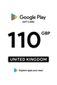 Google Play 110 GBP Gift Card (United Kingdom) thumb 2
