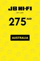 JB Hi-Fi 275 AUD Gift Card (Australia) thumb 2