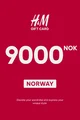 H&M 9000 NOK Gift Card (Norway) thumb 2