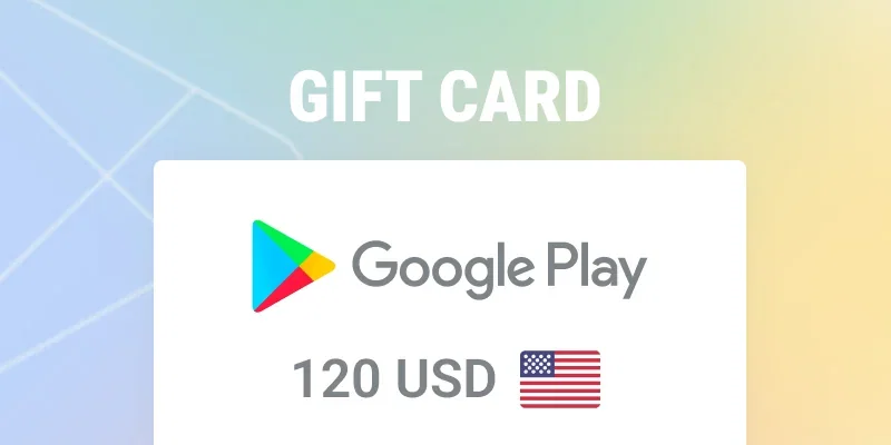 Google Play 120 USD Gift Card (United States) gallery image 2