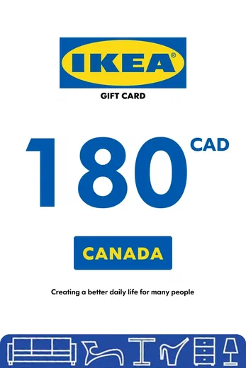 IKEA 180 CAD Gift Card (Canada) gallery image 2
