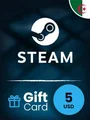 Steam Wallet 5 USD Gift Card (Algeria) thumb 2