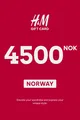 H&M 4500 NOK Gift Card (Norway) thumb 2