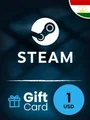 Steam Wallet 1 USD Gift Card (Tajikistan) thumb 2