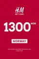 H&M 1300 NOK Gift Card (Norway) thumb 2